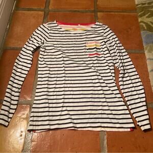 Boden Stripe T Shirt Long Sleeve